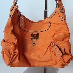 Bright Orange Rossetti Shoulder Purse